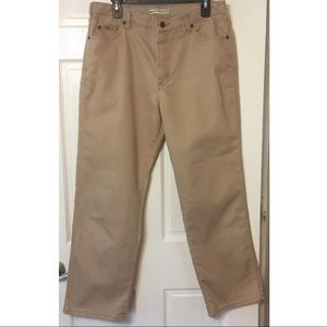 Lee Relax Straight Khaki Jeans Women’s 12 Short